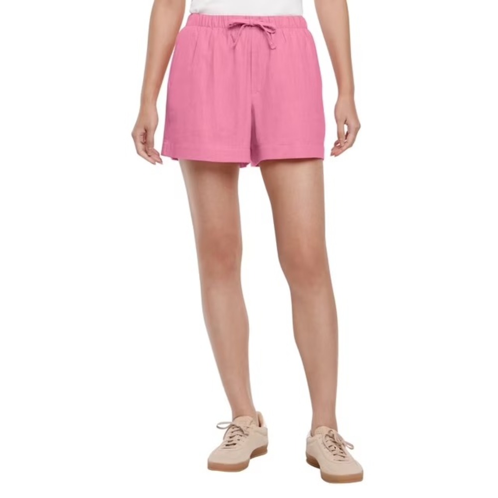 NWT Gap Women's Linen Pull-On Short Size S Pink